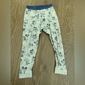 Disney Parks Mickey Mouse Classic Gray and Blue Pajama Pants